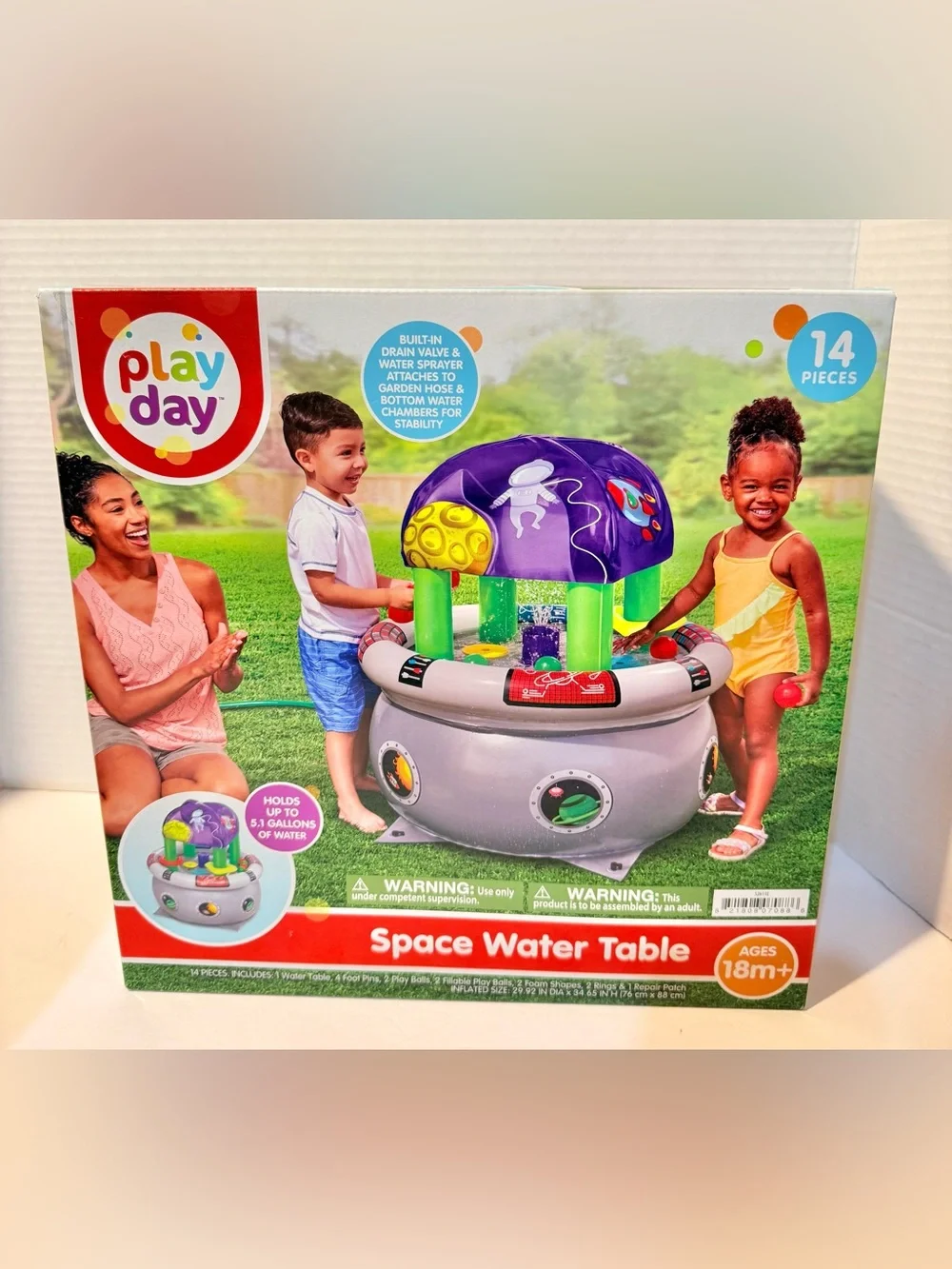 Inflatable Baby Water Table Space Station Brand New
